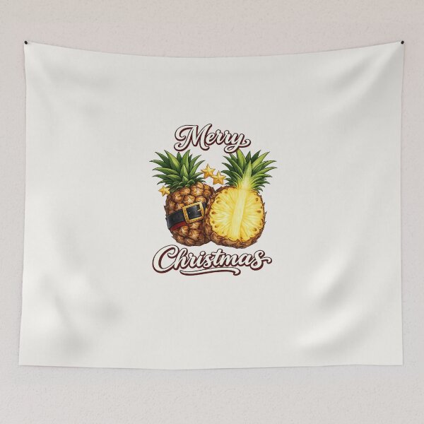 Item preview, Festive Pineapple Christmas Design with Santa Belt designed and sold by annenambiro.