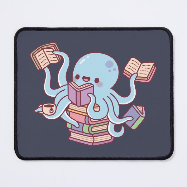 Item preview, Cute Octopus Busy Reading Books designed and sold by rustydoodle.