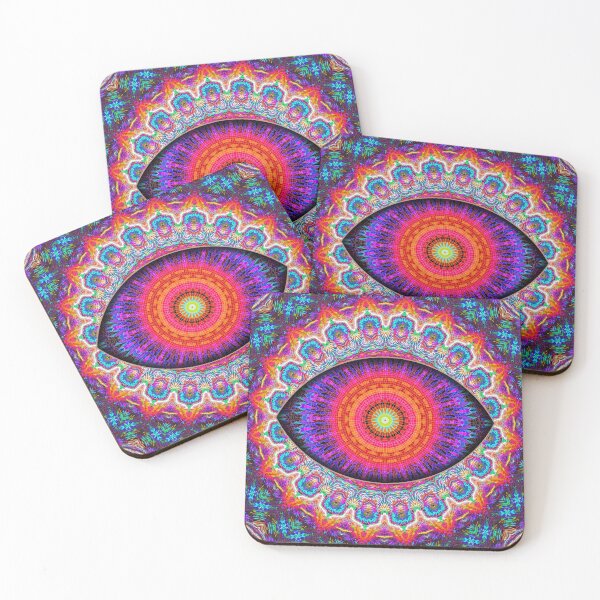 Item preview, Sunburst Eye (rainbow eye mandala) designed and sold by Jomsunshine.