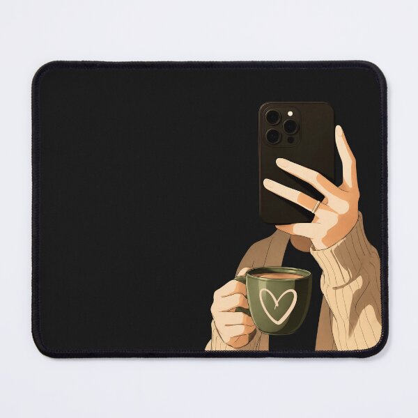 Item preview, Cozy Coffee Lover Mirror Selfie Faceless Art designed and sold by Moodprint5.