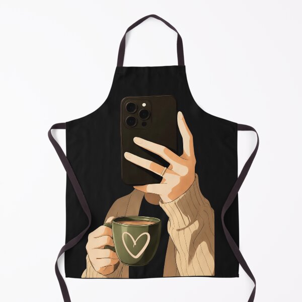 Item preview, Cozy Coffee Lover Mirror Selfie Faceless Art designed and sold by Moodprint5.