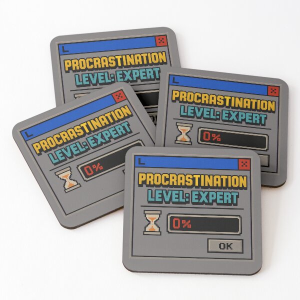 Item preview, Expert Procrastinator – Productivity at Zero designed and sold by Mad Factory Designs.