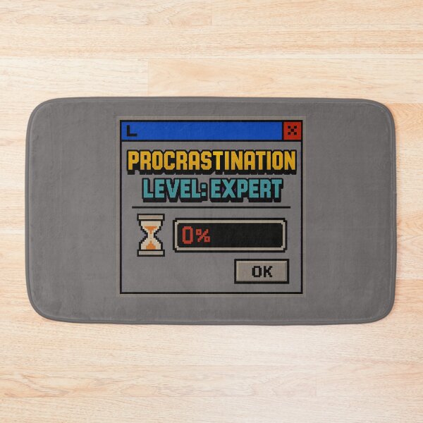 Item preview, Expert Procrastinator – Productivity at Zero designed and sold by Mad Factory Designs.