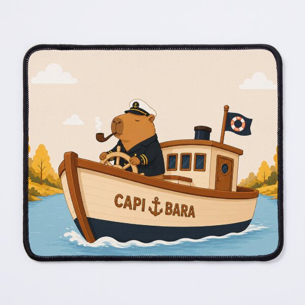 Item preview, Captain Capybara designed and sold by Color-inch.
