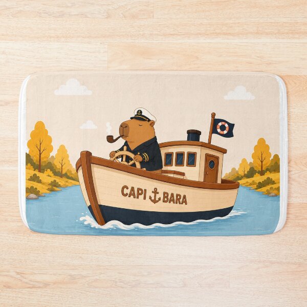 Item preview, Captain Capybara designed and sold by Color-inch.