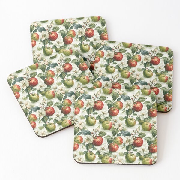 Item preview, Apple Harvest & White Floral Sprigs designed and sold by TJ Art and Camera.