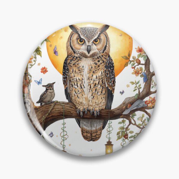 Item preview, The Wise Owl designed and sold by catcurio.