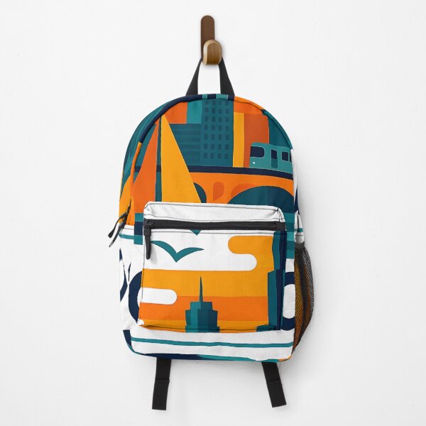 Item preview, Chicago Illinois Travel Souvenir - Willis Tower Skyline & L Train Art designed and sold by OzzFrequency.
