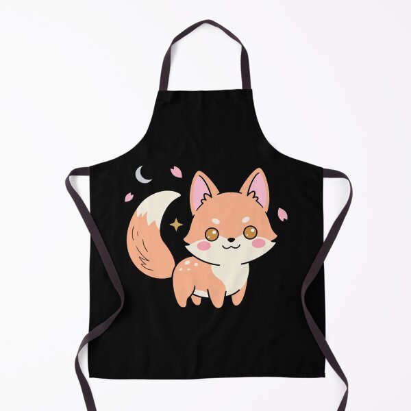 Item preview, Kawaii Chibi Fox with Sakura - Cute Japanese Anime Sticker designed and sold by MoonSoul Studio.