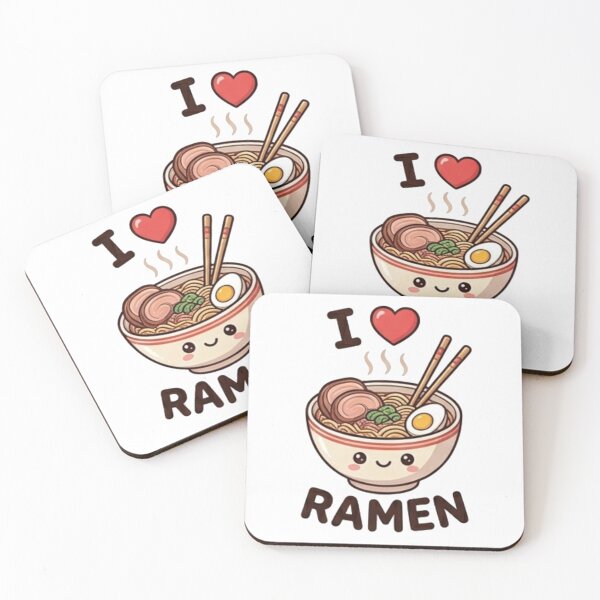 Item preview, I Love Ramen Cute Kawaii Noodle Bowl Aesthetic designed and sold by Rehnair.
