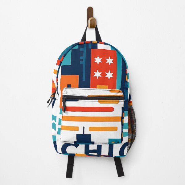 Item preview, Chicago Illinois Travel Souvenir - Willis Tower Skyline & L Train Art designed and sold by OzzFrequency.
