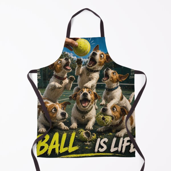Item preview, Ball Is Life – Funny Jack Russell Terrier Tennis Dog Lover Shirt designed and sold by Chaos & Charm Studio.