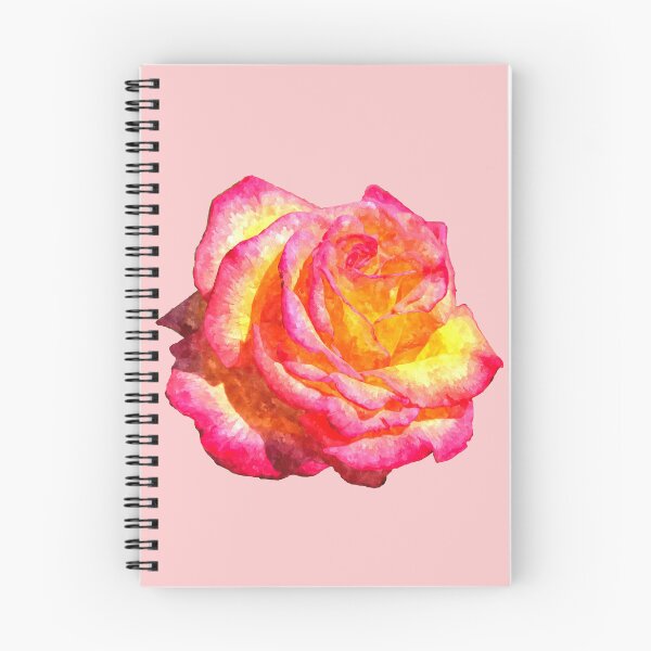 Item preview, Beautiful flambouyant and colourful rose painting designed and sold by stevepaint.