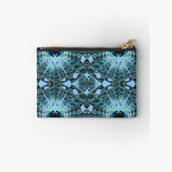 Item preview, Celestial Crystal Kaleidoscope | Blue Geometric Seamless Pattern designed and sold by Mohng Talulenz.