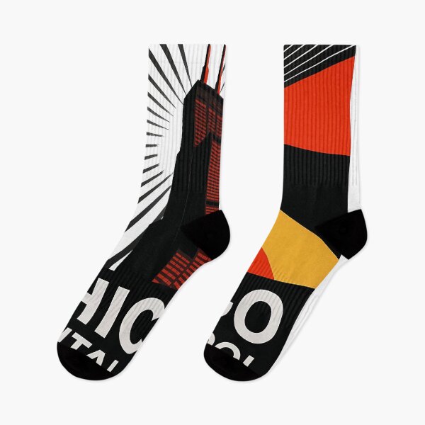 Item preview, Chicago Illinois Travel Souvenir - Willis Tower Skyline & L Train Art designed and sold by OzzFrequency.