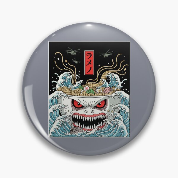 Item preview, Ramen Kaiju Monster Japanese Food Culture designed and sold by SofiBlair.