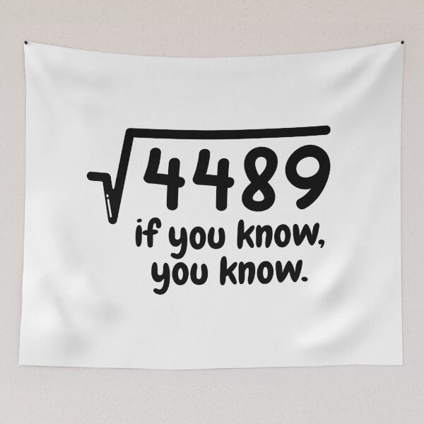 Item preview, Funny Memes Square Root 4489 Six Seven 67 6 7 designed and sold by Dondonmart.