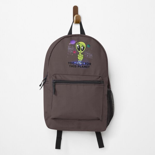 Item preview, Too Cute For This Planet Green Alien Space Design designed and sold by AhmadAnnaPrints.