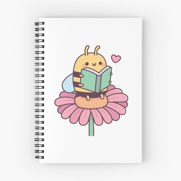 Item preview, Cute Bee Reading A Book On A Flower designed and sold by rustydoodle.