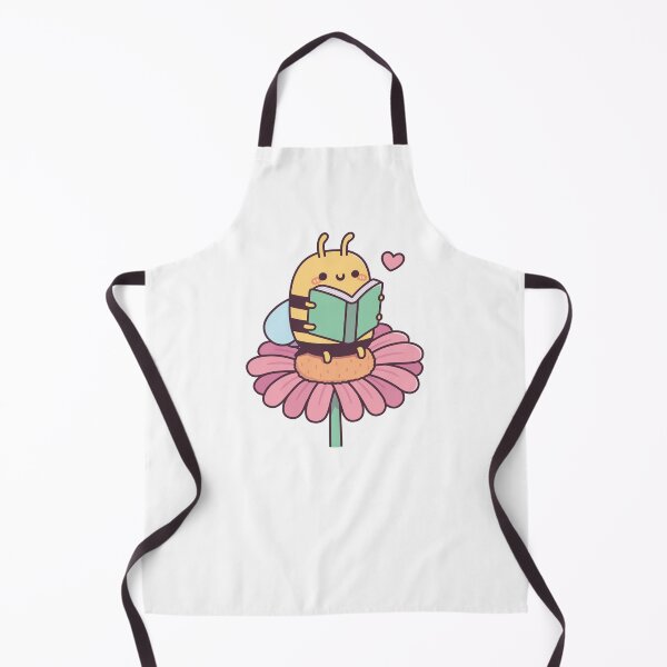 Item preview, Cute Bee Reading A Book On A Flower designed and sold by rustydoodle.