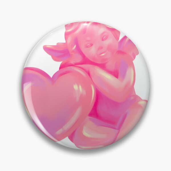 Item preview, Pink Cherub Embracing a Heart designed and sold by AnimaliaStar.