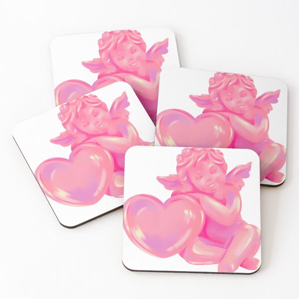 Item preview, Pink Cherub Embracing a Heart designed and sold by AnimaliaStar.