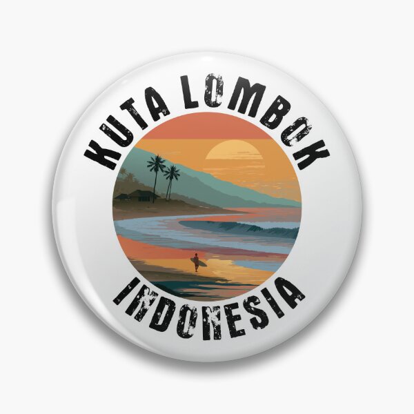 Item preview, Kuta Lombok – Indonesia (with Black Lettering) designed and sold by VelvetRoom.
