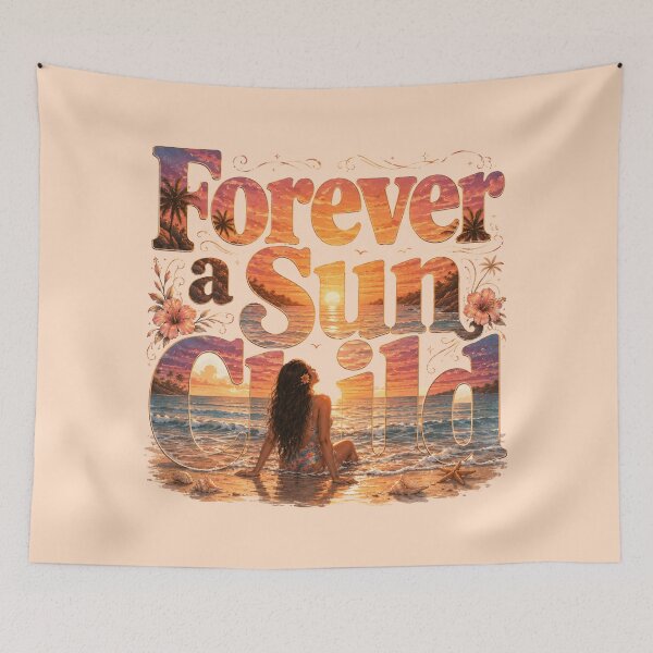 Item preview, Forever a Sun Child designed and sold by HeyFajnaLinja.