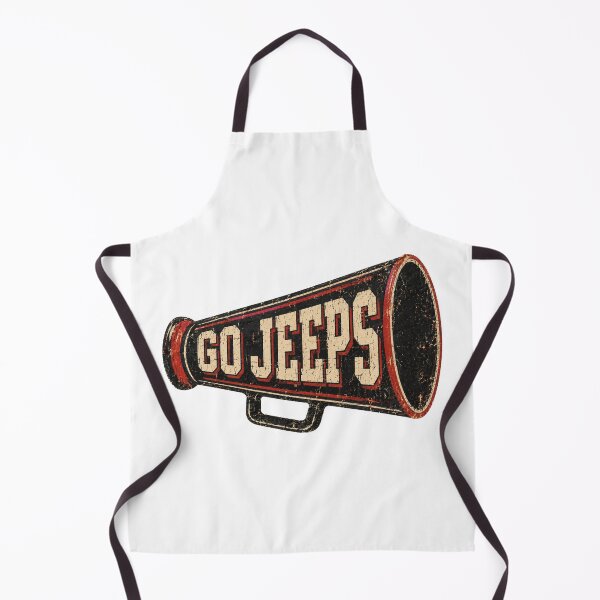 Item preview, Go Jeeps Vintage Megaphone | Retro School Spirit | Distressed Cheer Design designed and sold by Rewind Society.