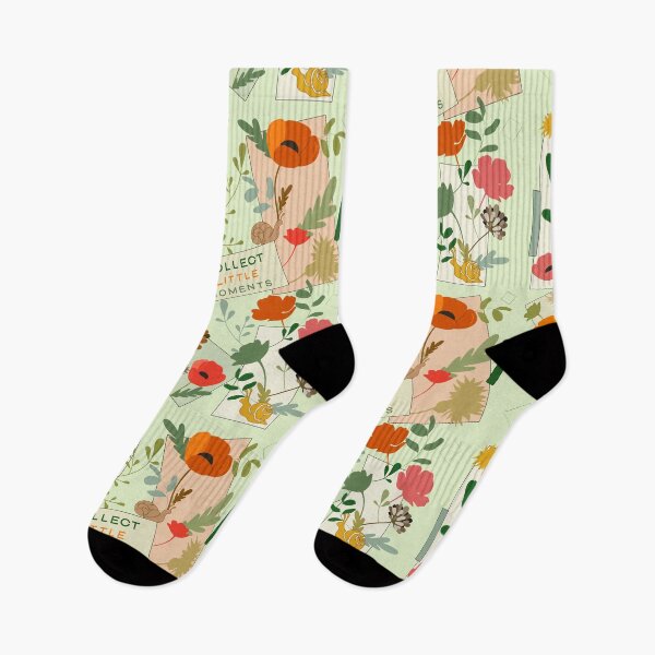 Item preview, Poppy Wildflower Rectangle Botanical Pattern designed and sold by Vibria Pattern Studio.