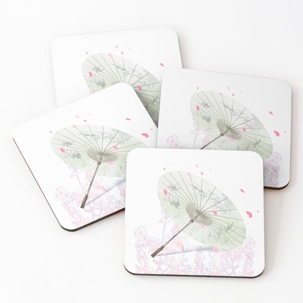 Item preview, Traditional Asian Oil Paper Umbrella Falling Cherry Blossom Petals designed and sold by Rehnair.
