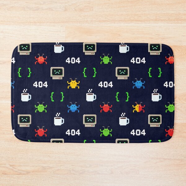 Item preview, Funny Coding Bug Hunt Pixel Art Seamless Pattern designed and sold by DesignEpic22.