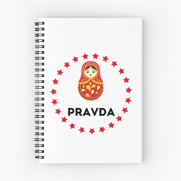 Item preview, Matryoshka Pravda.  Russian Gift.  Gift with a Russian Phrase.   designed and sold by ShrimpAndGrits.
