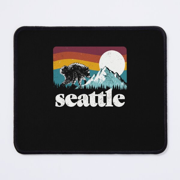 Item preview, Jimothy Viral Raccoon Seattle Washington Mountains Retro designed and sold by mareix.