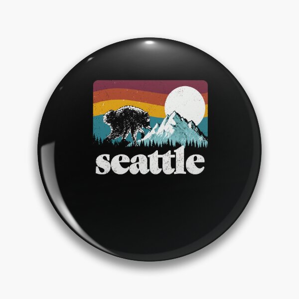 Item preview, Jimothy Viral Raccoon Seattle Washington Mountains Retro  designed and sold by mareix.