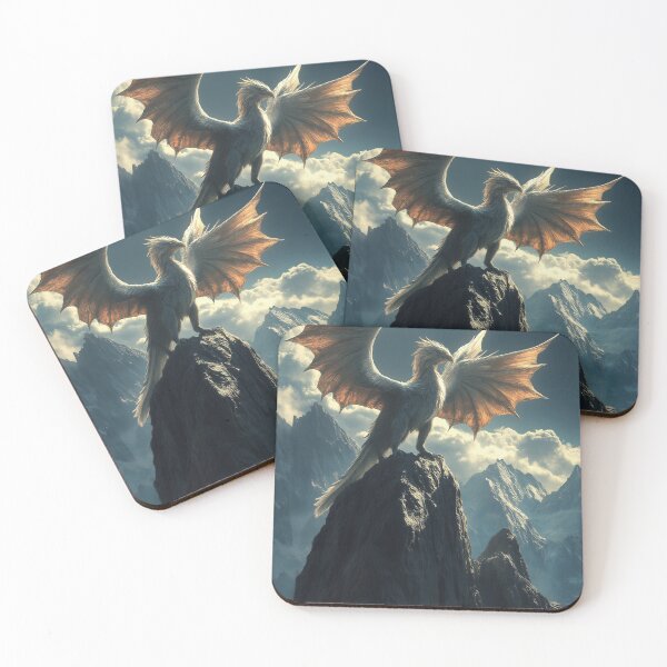 Item preview, Majestic Griffin Perched on a Mountain Peak designed and sold by StudioForge.