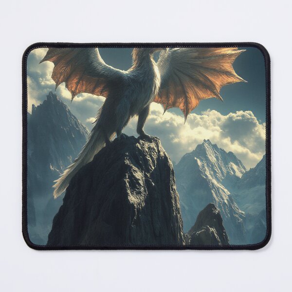 Item preview, Majestic Griffin Perched on a Mountain Peak designed and sold by StudioForge.