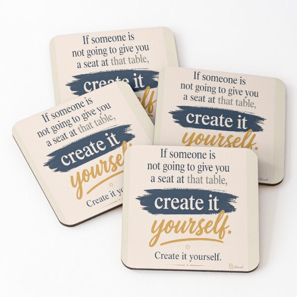 Item preview, Create It Yourself – Motivational Quote (Original Edition) designed and sold by DesignerThreads.