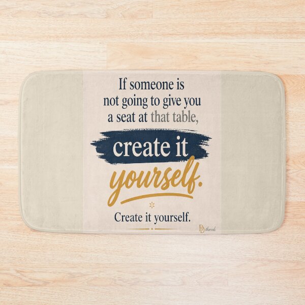Item preview, Create It Yourself – Motivational Quote (Original Edition) designed and sold by DesignerThreads.