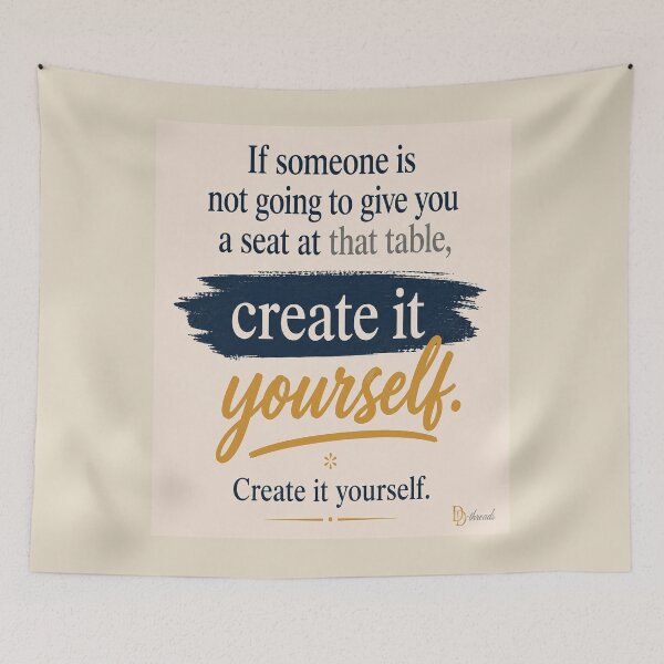 Item preview, Create It Yourself – Motivational Quote (Original Edition) designed and sold by DesignerThreads.