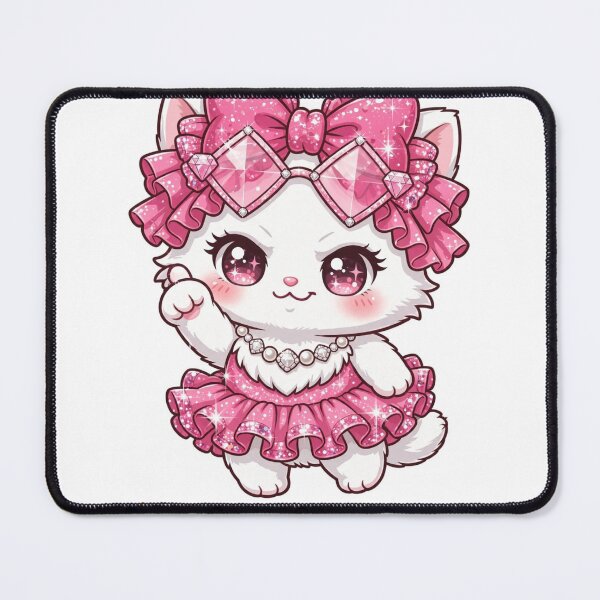 Item preview, Pink Carpet Debut - Coquette Cat designed and sold by mystikalizza.