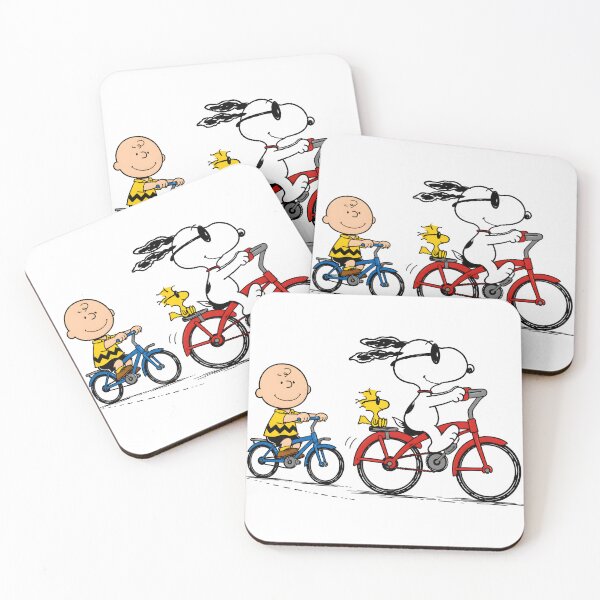 Item preview, Funny Snoopy And Charlie Brown Riding Bike designed and sold by Har-vee.
