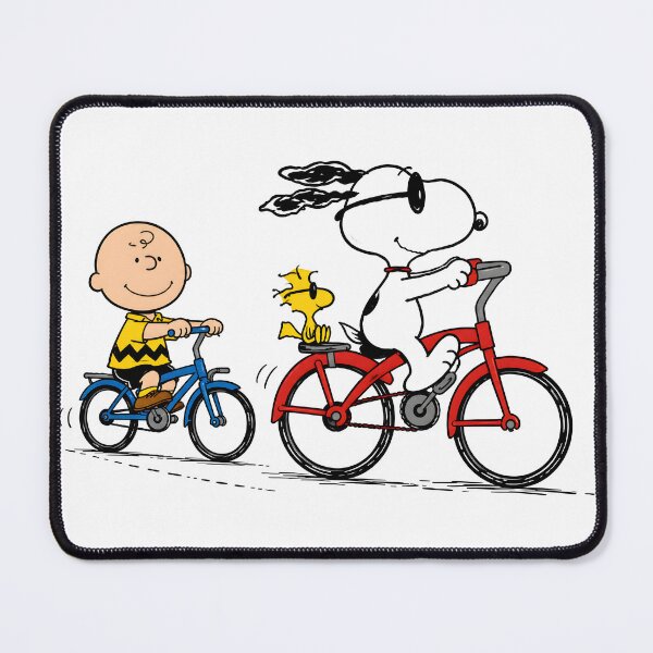 Item preview, Funny Snoopy And Charlie Brown Riding Bike designed and sold by Har-vee.