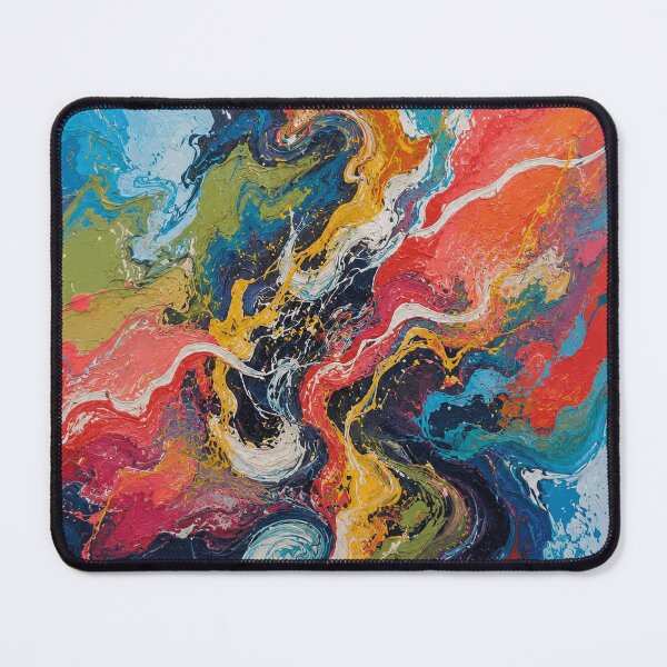Item preview, Rainbow Swirl Fluid Abstract Expressionism designed and sold by GideonBrant.