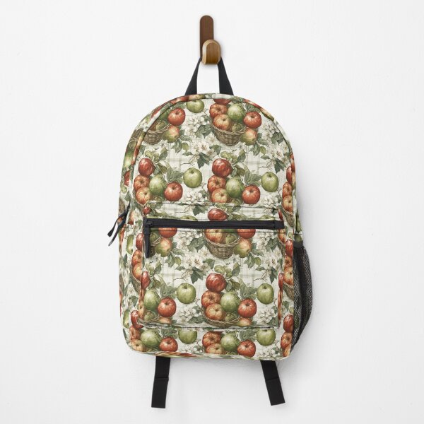 Item preview, Vintage Bushel Harvest: Apples, Blossoms & Plaid designed and sold by TJ Art and Camera.