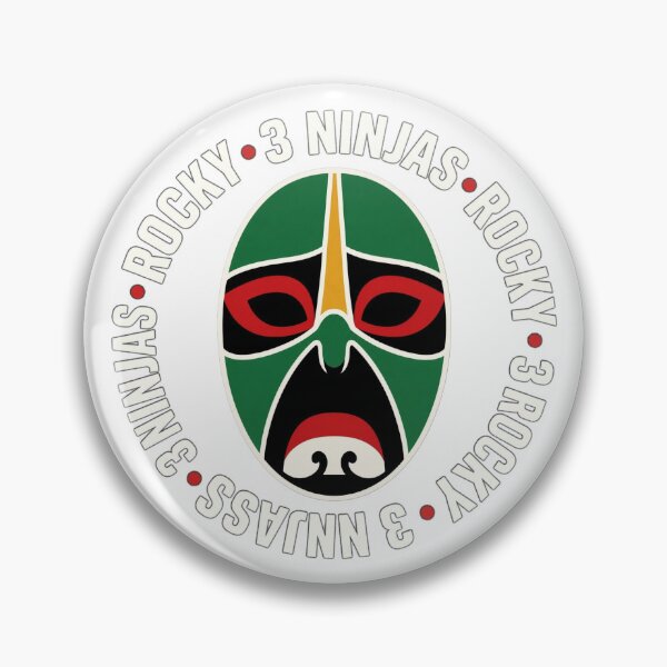 Artikelvorschau, Ninja-Kindermasken 3 Retro-Ninjas Version fünf Rocky entworfen und verkauft von killem667.