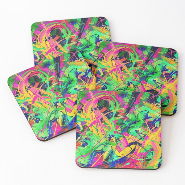 Item preview, Neon swirls abstract energy designed and sold by Sigtrix.