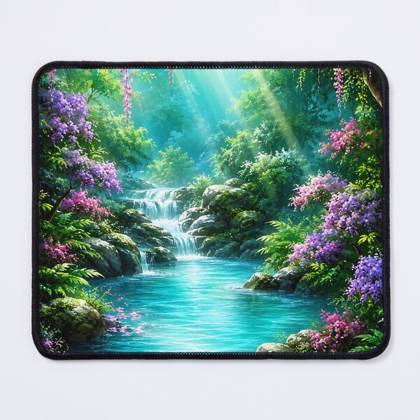Item preview, Magical Wisteria Stream and Cascades designed and sold by ArtByIness.