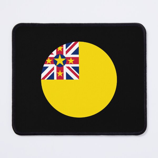 Item preview, Niue Circle Flag NU designed and sold by shitpostee.