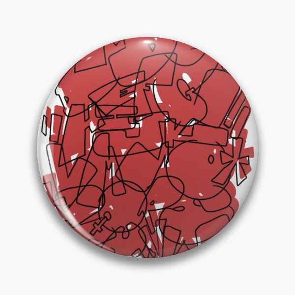 Item preview, Red Graffiti Tag Alphabet designed and sold by simplementemarc.